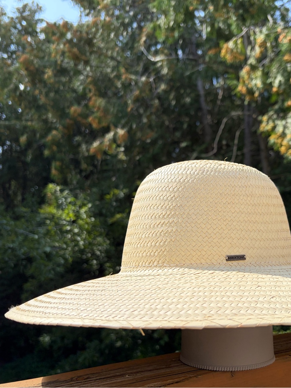 Brixton Wide-Brim Jane Straw Sun Hat